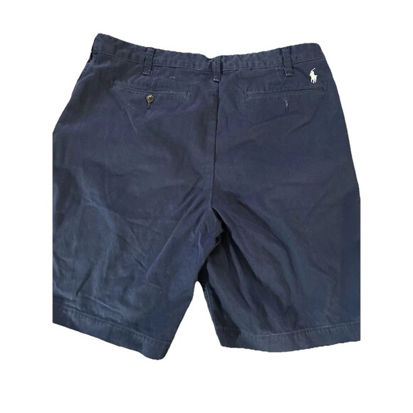 Polo Ralph Lauren Chino Shorts Men's 36 Relaxed Fit Navy Blue Preppy - Picture 5 of 5